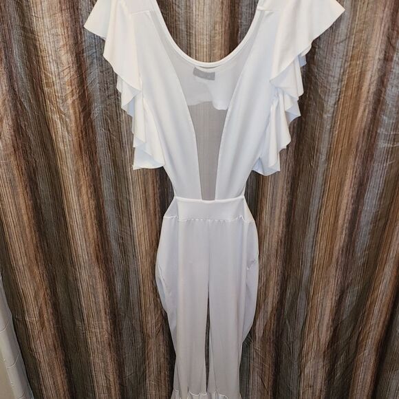 White Jumpsuit  - Picture 3 of 6